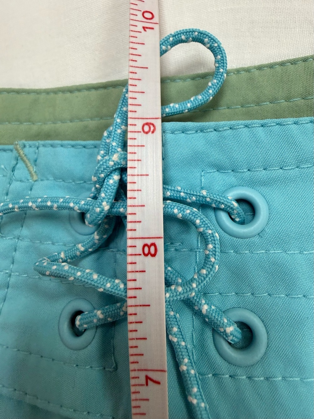 The North Face Women's Blue Board Shorts Swim Surf Beach Size 10 Lace Up - Picture 10 of 11